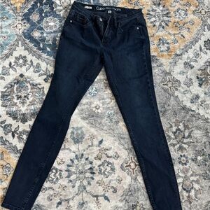 Calvin Klein Jeans Women's Dark Blue Skinny Jeans 28x32 curvy skinny jeans